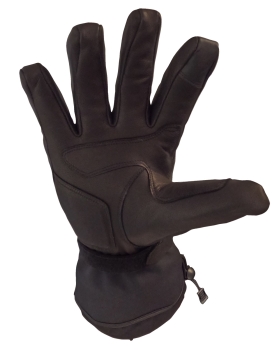 RACER C2 KP, schwarze beheizbare Winterhandschuhe